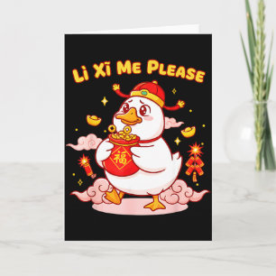 Funny Goose Li Xi Red Envelope Chinese New Year Of Card