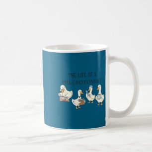 Funny goose phlebotomy technician graduation lab coffee mug