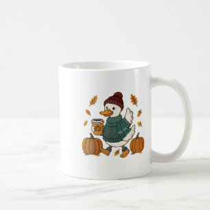 Funny Goose Pumpkin Thanksgiving Autumn Fall Yall Coffee Mug