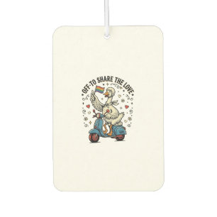 Funny Goose Scooter Love Vintage Shirt Design_1 Air Freshener