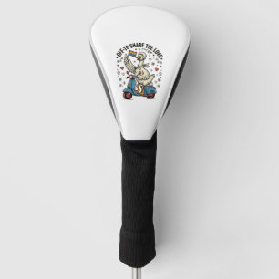 Funny Goose Scooter Love Vintage Shirt Design_1 Golf Head Cover
