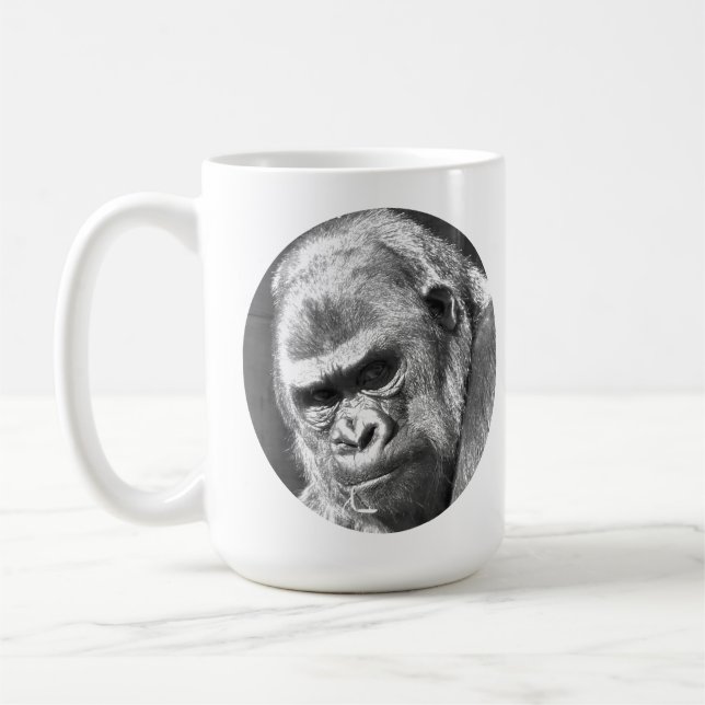 FUNNY GORILLA COFFEE MUG (Left)