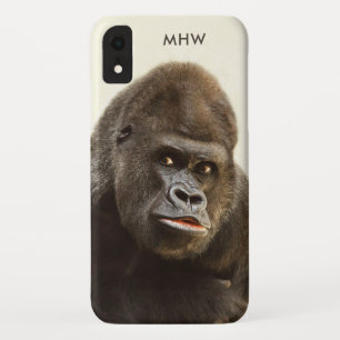 Funny Gorilla custom monogram phone cases