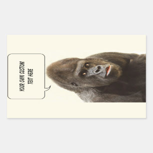 Funny Gorilla custom stickers