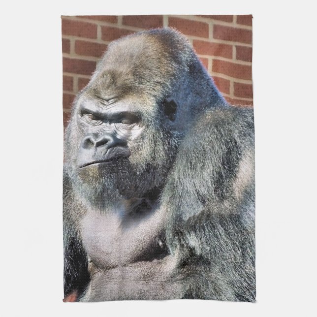FUNNY GORILLA KITCHEN TOWEL (Vertical)