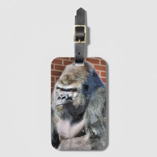 FUNNY GORILLA LUGGAGE TAG