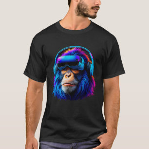 Funny Gorilla VR Playing Tag Gorilla Monke Gorilla T-Shirt