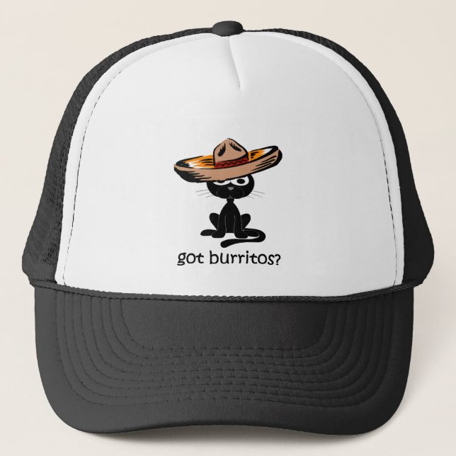 Funny got burritos trucker hat (Front)