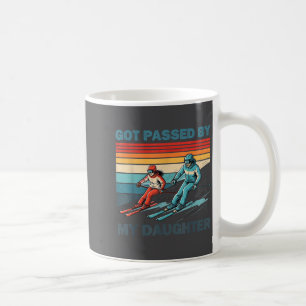 Funny Got Passed Daughter Skiing Dad Coffee Mug