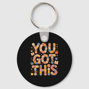 Funny got this everything is fine math ela squad keychain