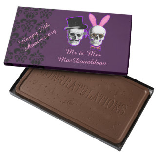 Funny goth 25th wedding anniversary personalized