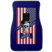 Funny gothic patriotic American Car Mat (Front)