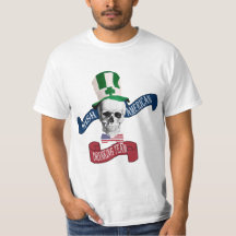 Funny gothic skull Irish  St Patrick's day