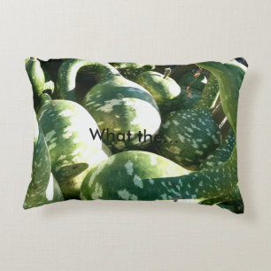 Funny Gourds Decorative Pillow