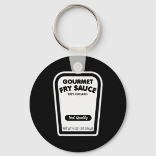 Funny Gourmet Fry Sauce Easy Halloween Group Costu Keychain