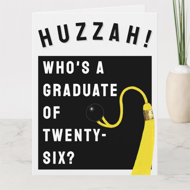 Funny Graduation 2026 Card (Front)