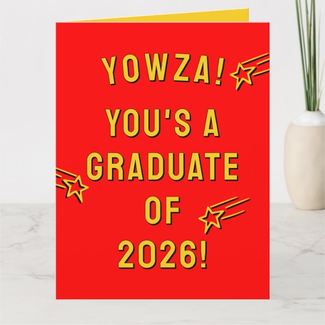 Funny Graduation 2026 Card (Front)