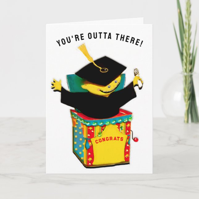 Funny Graduation Card (Front)