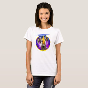 Funny Graduation Dog Wearing Hat T-Shirt