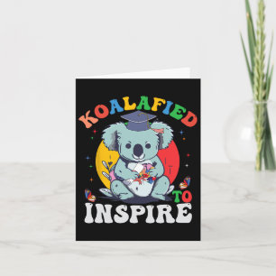 Funny Graduation Koalafied To Inspire Autism Aware Card
