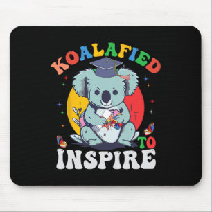 Funny Graduation Koalafied To Inspire Autism Aware Mouse Pad