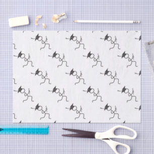 Funny Graduation Runner © - Cross Country, Track Tissue Paper
