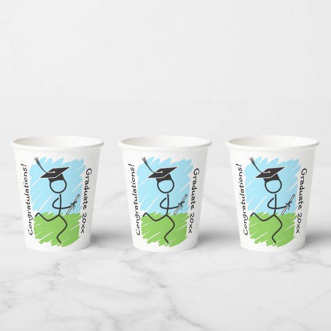 Funny Graduation Runner © Paper Cups (Multi)