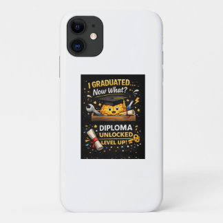 Funny Graduation Shirt – I Graduated Now What iPhone 11 Case