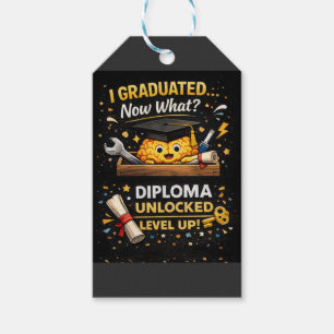 Funny Graduation Shirt – I Graduated Now What Gift Tags
