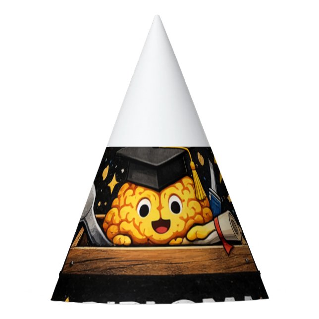 Funny Graduation Shirt – I Graduated Now What Party Hat (Front)