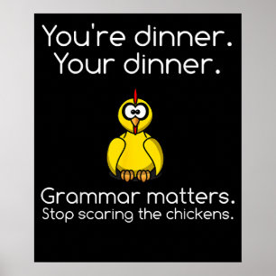 Funny Grammar Poster