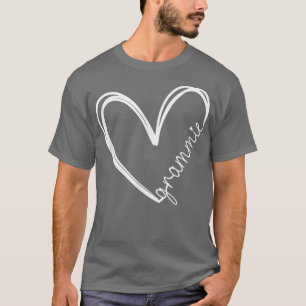 Funny Grammie Heart for Grandma Mother Day Women  T-Shirt