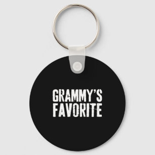 Funny Grammy’s Favorite Funny Grandparent Granhild Keychain