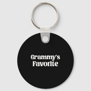 Funny Grammy’s Favorite Funny Grandparent Granhild Keychain