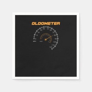 Funny Grampa Grandma Grandparents Birthday Gift Napkin