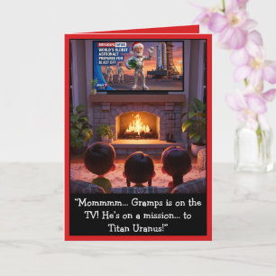 Funny Gramps Christmas Card