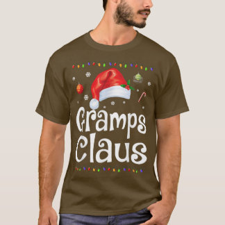 Funny Gramps Claus Christmas  Pyjamas Santa Gift  T-Shirt