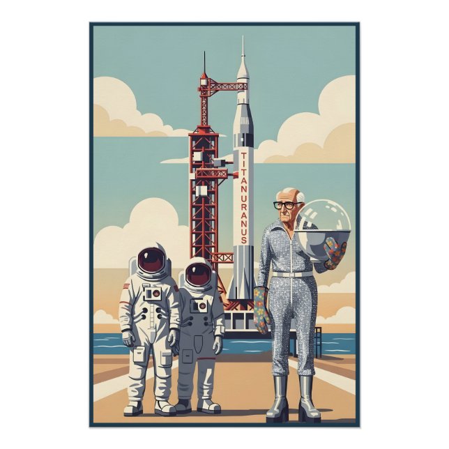 Funny Grandad Poster (Front)