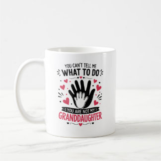 Funny Granddaughter Gift for Grandpa Grandma Coffee Mug
