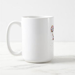 Funny Grandma Bday Cake And Balloon Coffee Mug