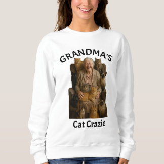 Funny Grandma Cat Crazy Shirt Perfect for Cat Moms