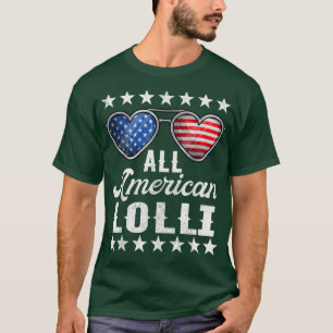 Funny Grandma Fourth Of July  Womens All American  T-Shirt