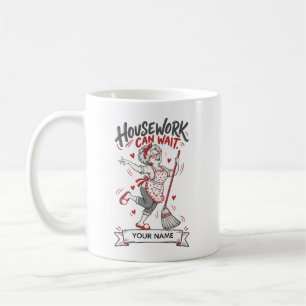Funny Grandma Housework Can Wait Personalized Gift Coffee Mug