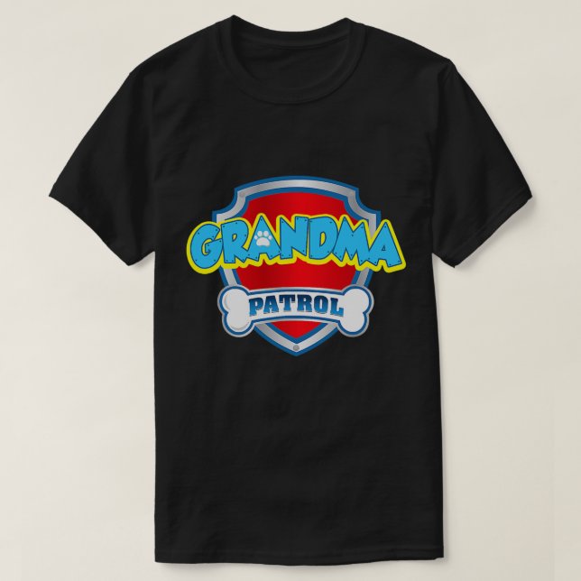Funny Grandma Patrol - Dog Mom, Dad For Men Women T-Shirt (Design Front)