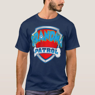 Funny Grandma Patrol Dog Mom Dad For Men Women T-Shirt