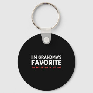 Funny Grandma’s Favorite Granhild I'm Grandma’s Fa Keychain