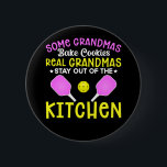 Funny Grandma Sport Lover Grandmother Pickleball 2 Inch Round Button<br><div class="desc">Grab your Pickleball paddles and balls out the bag. Get on your Pickleball shoes, shorts,  hat and gloves. Now you are set for a Pickleball game at the court.</div>