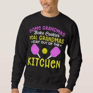 Funny Grandma Sport Lover Grandmother Pickleball Sweatshirt