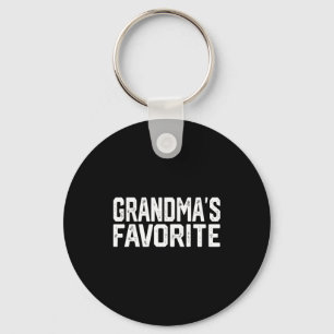 Funny Grandma's Favorite Grandparent Granhild  Keychain