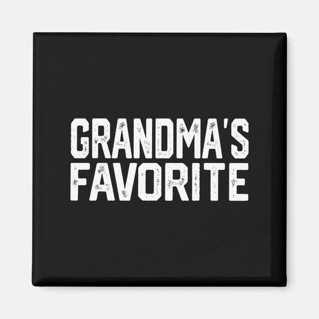 Funny Grandma's Favorite Grandparent Granhild  Magnet (Front)